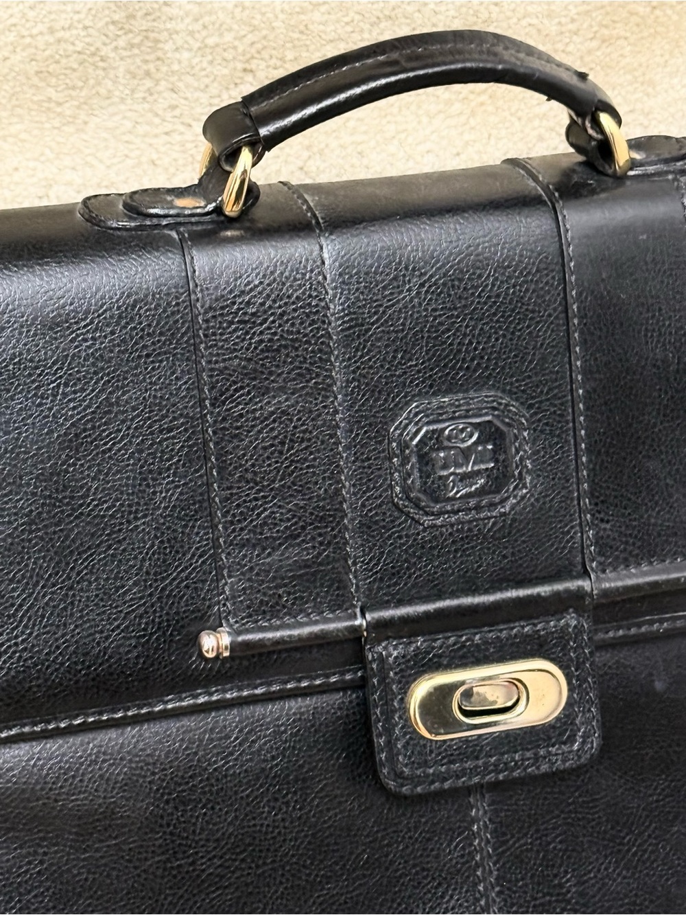 VINTAGE BLACK UMI BRIEFCASE - Picture 16 of 16